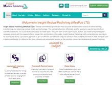 Tablet Screenshot of imedpub.com